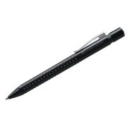 Ручка шариковая автоматическая Faber-Castell «Grip 2010» синяя, 1,0мм, трехгран., черная, 323075