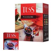 Чай TESS «Pleasure» черный с шиповником, яблоком, лимонным сорго, 100 пакетиков, 621034 (9198)