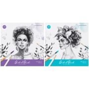 Скетчбук для акварели 20л., 250*250 ArtSpace «Portrait», на склейке, 180г/м2, (3536)315920