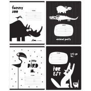 Тетрадь 18л., линия BG «Animal party», выб. лак, 70г/м2 (3348)