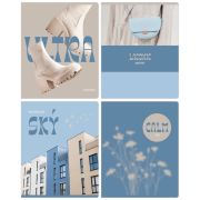 Тетрадь 48л., А5, клетка BG «Stylish&laconic», soft-touch ламинация, с форзацем, 70г/м2 (3706)