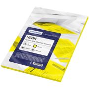 Бумага цветная OfficeSpace neon А4, 80г/м2, 50л. (желтый)(7275)