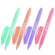 Ручка стираемая гелевая с грипом BRAUBERG «SOFT&SILK PASTEL», СИНЯЯ, ассорти, узел 0,7 мм, 143934