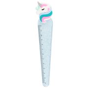 Линейка с топпером 12см MESHU «Unicorn», пластиковая (8508)
