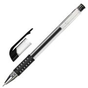 Ручка гелевая с грипом STAFF «Basic Needle» GP-679, ЧЕРНАЯ, игольчатый узел 0,5 мм, линия письма 0,35 мм, 143679