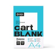 Бумага для цветной лазерной печати А4, ПЛОТНАЯ 160 г/м2, 250 л., CARTBLANK DIGI, 145% (CIE), 115262