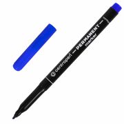 Маркер перманентный CENTROPEN 2536, СИНИЙ, тонкий наконечник, 1 мм, 151109 (6307)