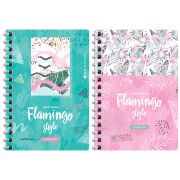 Записная книжка А6 120л., на гребне ArtSpace «Стиль. Flamingo», 285245 (7279)