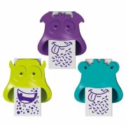 Ластик MAPED «Little Monster», 65х12,5х18 мм, пластиковый футляр, ассорти, 271910 (7108)