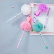 Ручка шариковая MESHU «Candy Unicorn» синяя, 0,7мм, корпус ассорти, с топпером (3796)