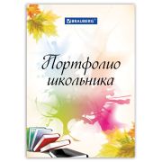 Листы-вкладыши для портфолио ШКОЛЬНИКА, 30 разделов, 32 листа, МОЁ ПОРТФОЛИО, BRAUBERG, 127550