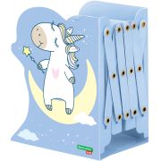 Подставка-держатель для книг и учебников фигурная BRAUBERG KIDS «Unicorn» раздвижная,металл., 238069
