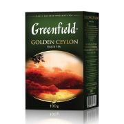 Чай листовой GREENFIELD «Golden Ceylon ОРА» черный цейлонский крупнолистовой 100 г, 620222 (3516)