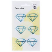Скрепки фигурные 25мм, Meshu «Diamonds», 6шт. (5896)