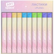 Ластик ArtSpace «Flow», прямоугольный, 84*13*10мм, ПВХ, 362263 (4486)