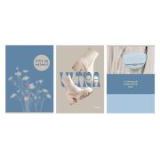 Тетрадь 96л., А4, клетка BG «Stylish&laconic», soft-touch ламинация, 341671 (0742)