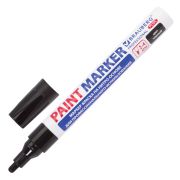 Маркер-краска лаковый, 4 мм, ЧЕРНЫЙ, НИТРО-ОСНОВА, BRAUBERG PROFESSIONAL PLUS, 151445