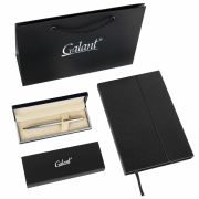 Ручка шариковая GALANT «Marburg», ежедневник недатированный А5 черный, пакет, 880905