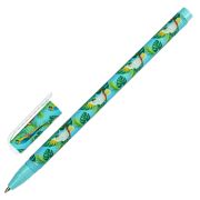 Ручка шариковая BRAUBERG SOFT TOUCH STICK «PARROTS», СИНЯЯ, узел 0,7 мм, 143706
