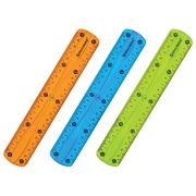 Линейка 20 см гибкая BRAUBERG «FLEX», пластиковая, ассорти, 210674