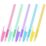 Ручка шариковая с грипом BRAUBERG «i-STICK POINT PASTEL», СИНЯЯ, узел 0,7 мм, линия 0,35 мм, 144023