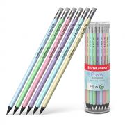 КАРАНДАШ Ч/Г ERICHKRAUSE JOY® PASTEL, HB, ПЛАСТ. КРУГЛЫЙ, С ЛАСТИКОМ, (2727)