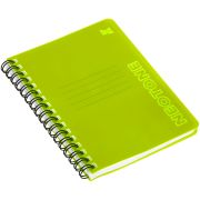 Записная книжка А6 60л. на гребне BG «Neotone», желтый, фактурное тиснение, (0796)