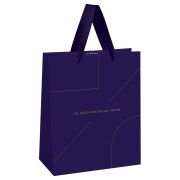 Пакет подарочный 18*23*10см MESHU «Monocolor. Indigo», отд. фольгой, матовая ламинация (8672)