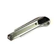 Нож со смен.лезв. 18мм, алюминиевый корпус, кнопка Easy Slider, «Монтажник» 600507