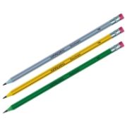 Карандаш ч/г Красин «Эволюция» ТМ (HB), с полосами, с ластиком, заточен., пластиковый (4166)
