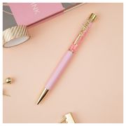 Ручка шариковая автоматическая MESHU «Perfect sand» синяя, 1,0мм (3922)