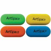 Ластик ОВАЛ ArtSpace  35*15*10 мм (термопластичная резина)