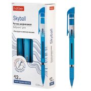 РУЧКА ШАР. ХАТБЕР SKYBALL, 0,7 ММ, ЧЕРНИЛА МАСЛ. СИНИЙ,(4532)