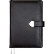 Ежедневник 2026г. А5 168л. deVENTE кож.зам. «Denver» чёрн.,магн.застеж.,крем.бум.,(8270)