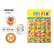 Значок металл. MAZARI «Капибара» 4.5см M-20417 асс.