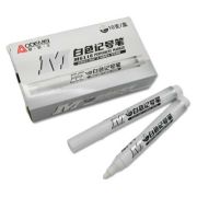 Маркер перм. INTELLIGENT Aodemei DI-404/DC-238/DE-40 белый,2мм (8112)