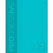 Тетрадь 48л. (клетка) ХАТ пластик.обл. «Progressive бирюзовая» (4628)