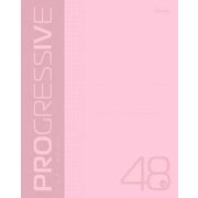 Тетрадь 48л. (клетка) ХАТ пластик.обл. «Progressive розовая» (4604)