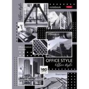 Бизнес-блокнот А4 160л клетка «Office Style» 5-цв. блок (6447)