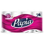Бумага туалетная 3 сл./ 8 шт Papia (0051)