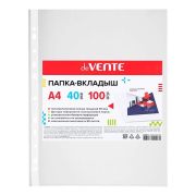 Перфофайлы 40мкм А4 deVENTE 3050919 фактура «апельсиновая корка» (4070)