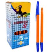 Ручка шар. DL-230 синяя,1мм,шестигр.оранж.корп. (аналог Корвина 51) (0017)