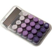 Калькулятор наст. 10разр. deVENTE DD-1 4031402 прозрачный,сиреневый деграде,125*150*18мм (5054)