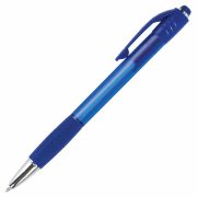 Ручка шариковая авт. с грипом BRAUBERG SUPER, СИНЯЯ, узел 0,7 мм, линия 0,35 мм, 143374