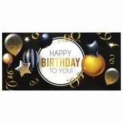 Конверт для денег «HAPPY BIRTHDAY TO YOU!», Шары, 166х82 мм,
выборочный лак, ЗОЛОТАЯ СКАЗКА, 113751