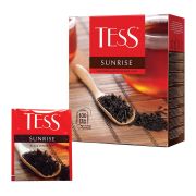 Чай TESS «Sunrise» черный цейлонский, 100 пакетиков, 621033 (9181)