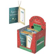 Украшение елочное подвесное «Книга для записи желаний», с карандашом, 7x4,5 см, картон, 86676