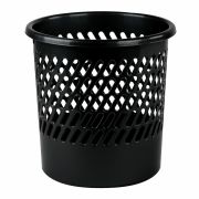Корзина для бумаг 11 л, STAFF «Basic» сетчатая, черная, 237917