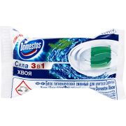 Блок туалетный подвесной твердый 40 г DOMESTOS (Доместос) «Хвоя», сменный блок
