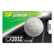 Батарейка GP Lithium, CR2032, литиевая, 454101 (1147)